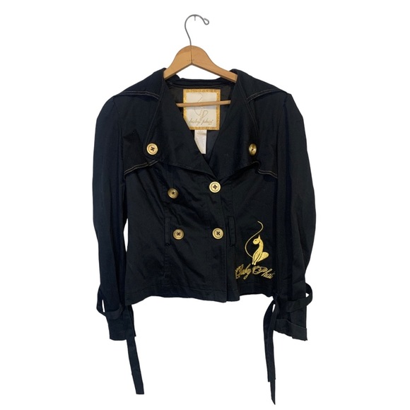 Jeans Baby Phat Noir, Taille 5/6 (adolescent) - Coupe Bootcut, Basse, Coton, Neuf Sans étiquettes.
